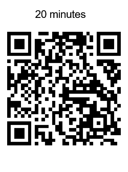 20 minutes qrcode